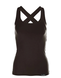 Спортивный топ "WVR25", с перекрестной спиной, черный Winshape