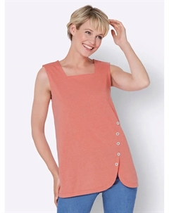 Топ-рубашка, коралловый Classic basics