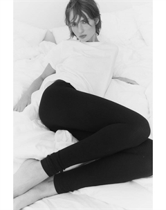 Бесшовные леггинсы, черный H&m