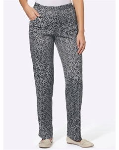 Трикотажные брюки, цвет Schwarz-Gemustert Classic basics