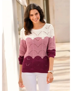 Вдохновение Вязаный свитер "Пуловер", бежевый Inspirationen