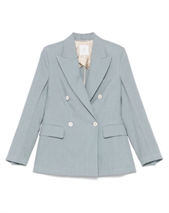 Блейзер с текстурой slub, серый Eleventy