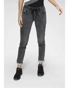 Брюки-джоггеры, джинсовые, с эластичными манжетами, серый Kangaroos