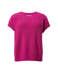 Тонкий вязаный свитер Sweater, фуксия Comma casual identity