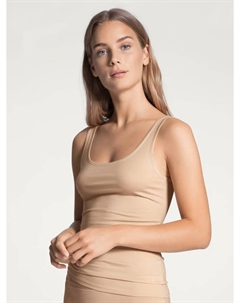 Майка "Natural Comfort", топ с уменьшенным скатыванием, розовый Calida