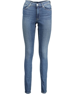 Джинсы женские светло-голубые хлопковые Gant