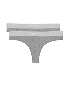Стринги Thong Iconic Rib, серый Marc o'polo