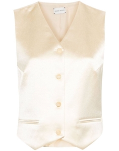 Шелковый жилет, серый Magda butrym