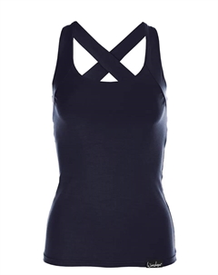 Спортивный топ "WVR25", с перекрестной спиной, синий Winshape