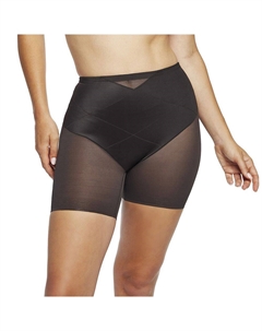 Корректирующее белье Шорты до середины бедра Inside Magic Tummy Tuck Waistline 7608, черный Naomi & nicole