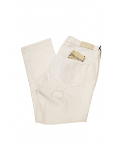 Белые хлопковые женские джинсы Jacob cohen