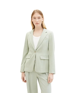 Блузка-пиджак, на одной пуговице, зеленый Tom tailor