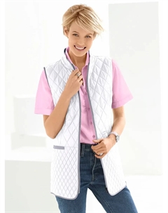 Стеганый жилет, белый Classic basics