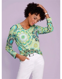 Рубашка с длинными рукавами "Рукав 3/4", бирюзовый Classic basics