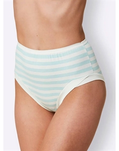 Трусики на талии (3 шт.), цвет Zartmint-Geringelt Wäschepur