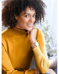 Свитер с высоким воротником "Пуловер", цвет Ocker Classic basics