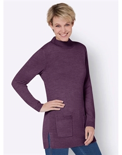 Длинный пуловер "Длинный пуловер", цвет Traube Classic basics