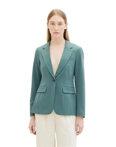 Блузка-пиджак, на одной пуговице, зеленый Tom tailor