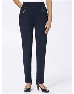 Брюки без застежки, цвет морской волны Classic basics