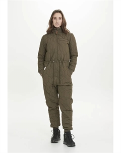 Комбинезон "" "Vidda", модного стеганого дизайна, зеленый Weather report