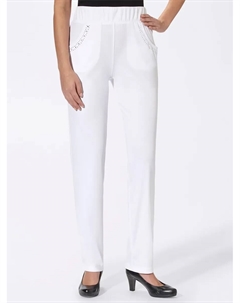 Брюки без застежки, белый Classic basics