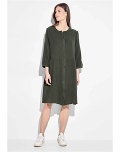Летнее платье из 100% хлопка, хаки Cecil