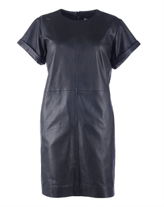 Кожаное платье "42021122", черный Maze