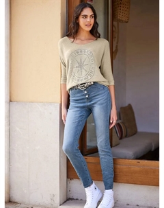 Вязаный свитер "Пуловер", цвет Sand-Meliert Heine