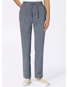 Льняные брюки, джинсовый Classic basics