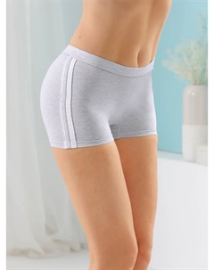 Удлиненные трусы (3 шт.), цвет Grau-Meliert Wäschepur