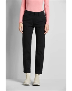 Брюки-чиносы с эластичной вставкой, черный Bugatti