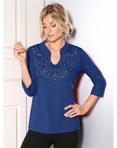 Рубашка с рукавом 3/4 "Shirt", синий Classic basics