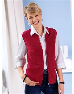 Трикотажный жилет, красный Classic basics