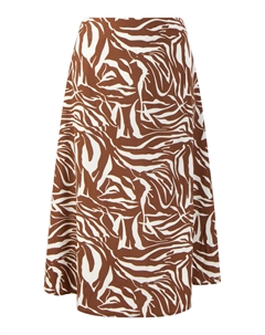 Юбка до колена Midi, цвет Braun Weiss Faina