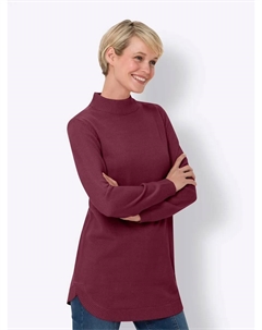 Длинный пуловер "Длинный пуловер", бордовый Classic basics