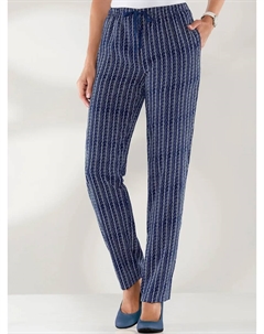 Брюки без застежки, синий Classic basics