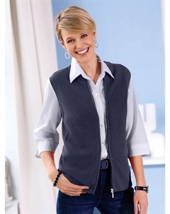 Трикотажный жилет, синий Classic basics