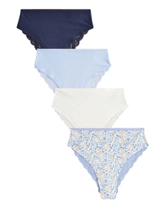 Трусики, цвет Night blue/Light blue/White Next