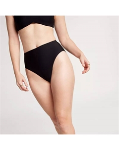 Женские плавки для плавания с завышенной талией, черный Calia