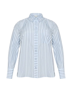 Рубашка Blouse Jerria, светло-синий Kaffe curve