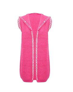 Вязаный кардиган Knitted Vest, розовый Izia