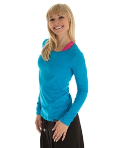 Лонгслив WS1, бирюзовый Winshape