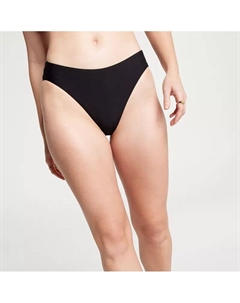 Женские плавки для плавания со средней посадкой и высокой талией, черный Calia