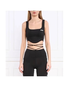 Укороченный топ Brigit, черный Guess