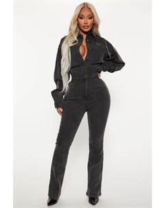 Комбинезон CR50534, черный Fashion nova