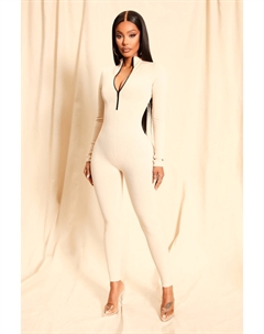 Комбинезон JP2122FN, кремовый Fashion nova