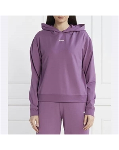 Толстовка прямого кроя в стиле шафл, фиолетовый Hugo