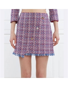 Юбка с добавлением шерсти, мультиколор Liu jo