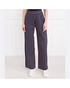 Брюки свободного кроя из рыси, синий Max&co