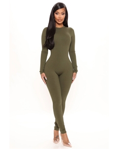 Комбинезон JP2127, оливковый Fashion nova